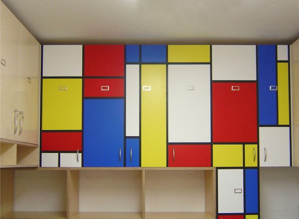 Mondrian storage by Titus Davies